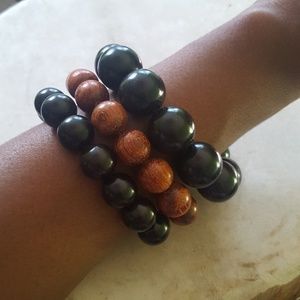 Mala bohemian wooden bracelets
